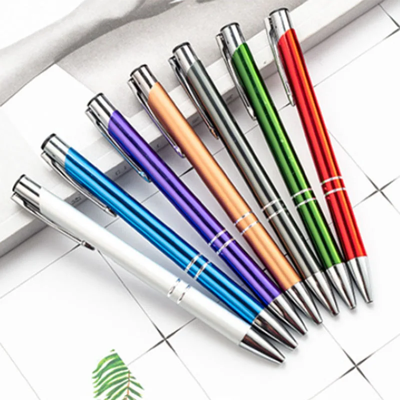 1 Piece Candy Color Ballpoint Pen Striped Office School Supply Stationery Cute Chancery Cute Colorful Press Nurse Pens