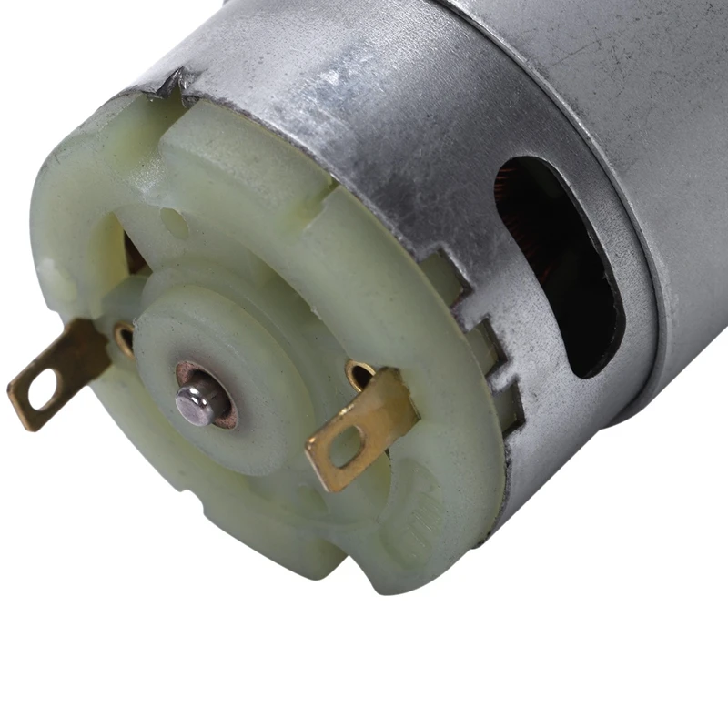 Micro Motor RS380 DC, 1,5-18V, 30000RPM, 38x28mm, para juguetes modelo RC DIY, plateado