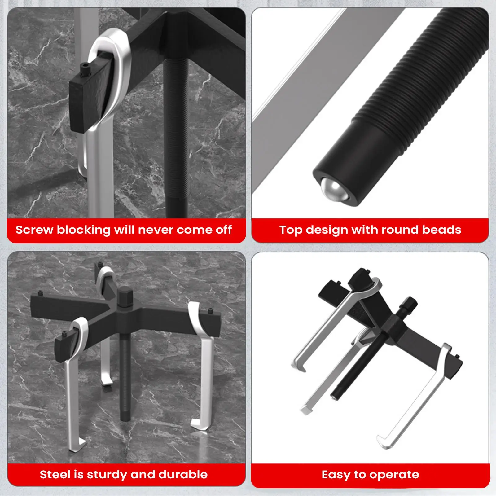 

Съемник шестерен, 3 челюсти, 4/6/8 дюйма, сверхмощные многофункциональные инструменты для ремонта, съемник колодезного насоса для механики, мотоцикла, квадроцикла, лодки, автомобиля