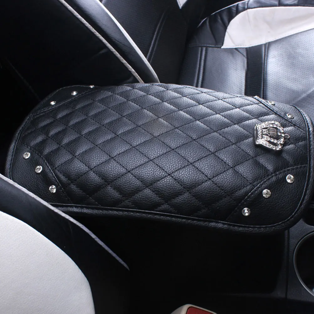 

Box Mat Durable Protective For Car Armrest Fashion Design Scratch Proof Armrest Cover Auto Console Pad Car Console