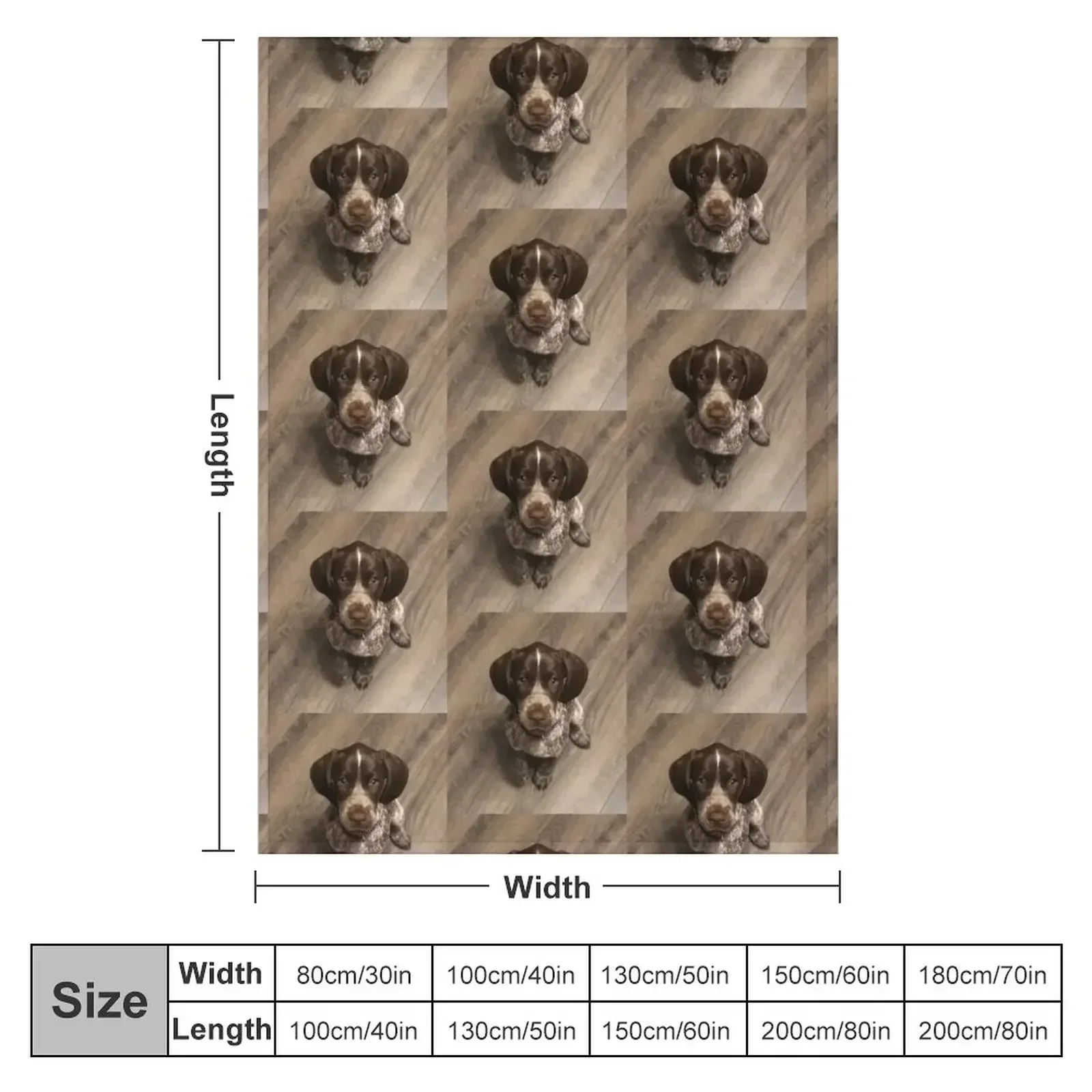 Sweet Little Pointer Puppy Throw Blanket Luxury Thicken Flannel Nap Blankets Sofas Of Decoration Blankets