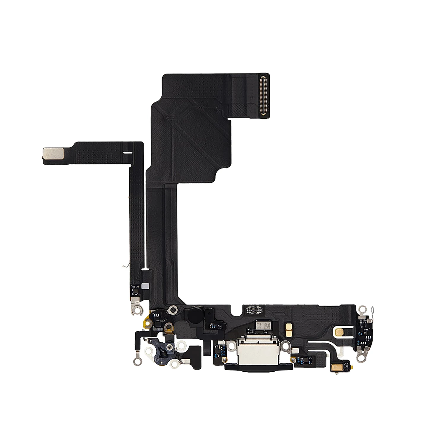 Charging Port Flex Cable for iPhone 15 Pro (A2848, A3101, A3102, A3104, A3106), Without Repair Assembly