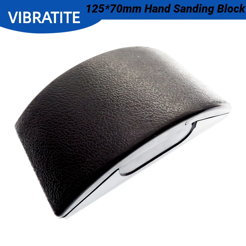 Sanding Block, 125*70mm Hand Sander For Sandpaper Sheets Disc, Drywall Sanding,Woodworking Craft Polishing, Furniture Finishing