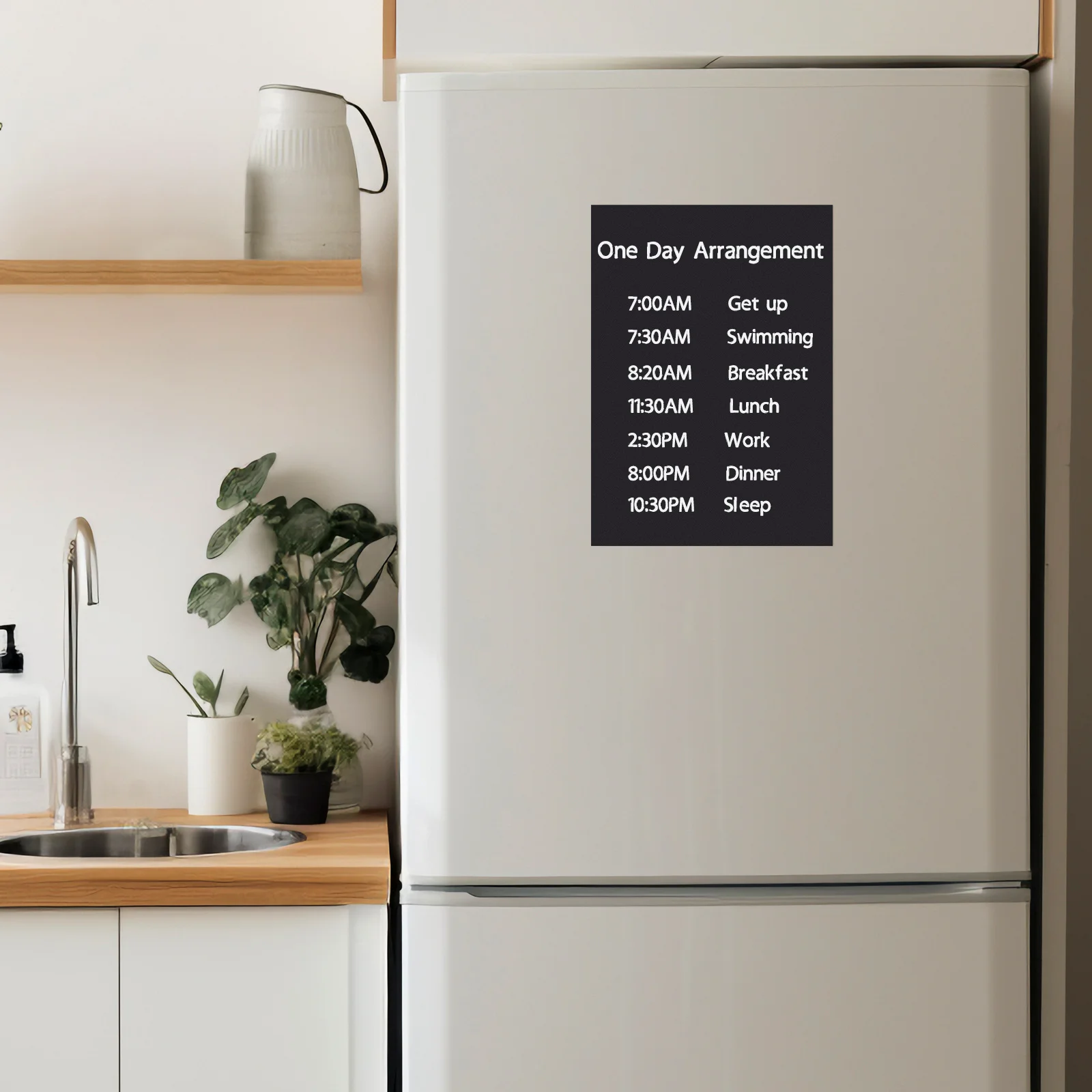 4 Stück wiederverwendbare Tafelaufkleber, A4, abnehmbarer Wandaufkleber für Zuhause, Schule, Büro, Kreidetafel-Wandaufkleber, Tafeldekoration