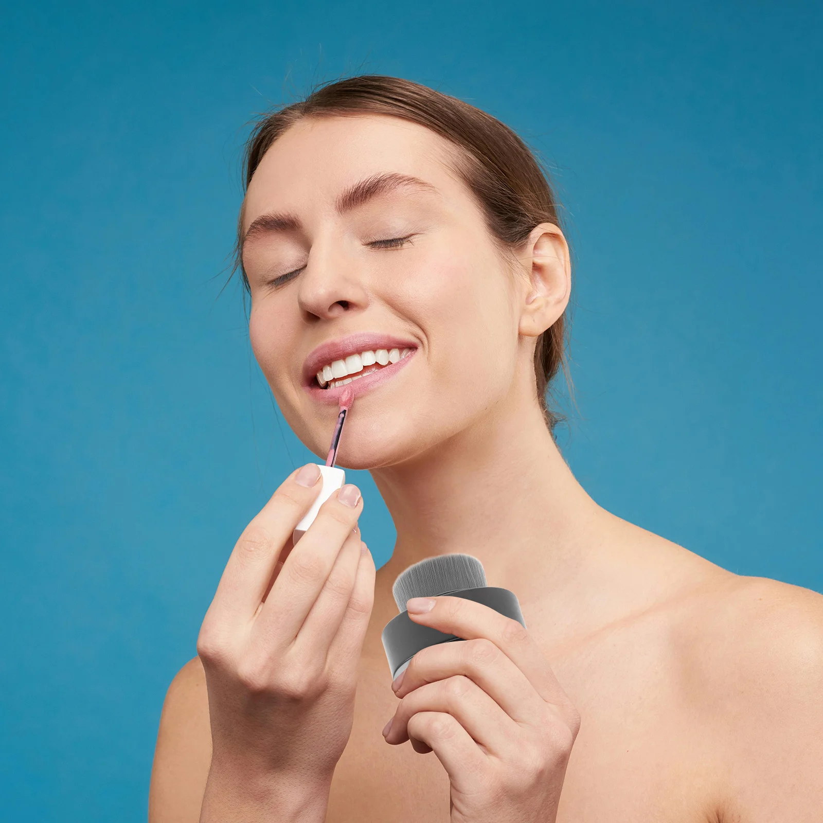 Cepillo Facial de silicona suave de doble cara, cubierta negra, depurador Facial, herramienta de limpieza exfoliante, depurador Facial suave, cuidado de la piel