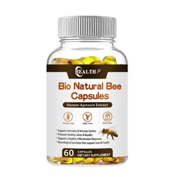 HEALTH Bee Capsules Enhance Immunity Antioxidation Effectively Relieve Joint Inflammation Non-GMO 60/120 Vegetarian Capsules