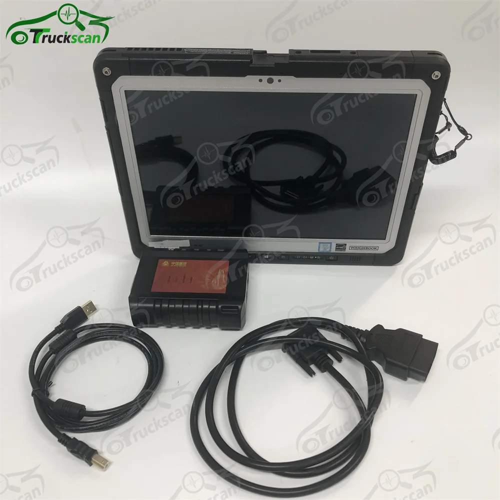 cf33tablet Truck Scanner Diagnostic Interface for SINOTRUK HOWO Cnhtc Diesel Engine Heavy Duty Diagnostic Tools