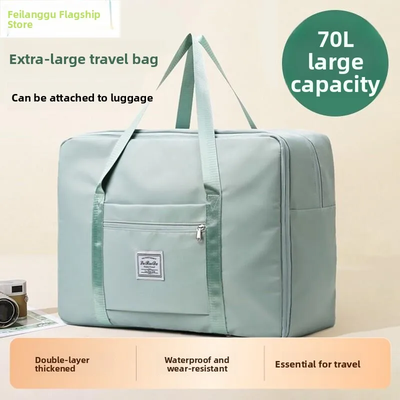 thickened-lightweight-portable-travel-bag-luggage-student-handbag-waterproof-short-trip-carry-on-universal-delivery-storage-bag