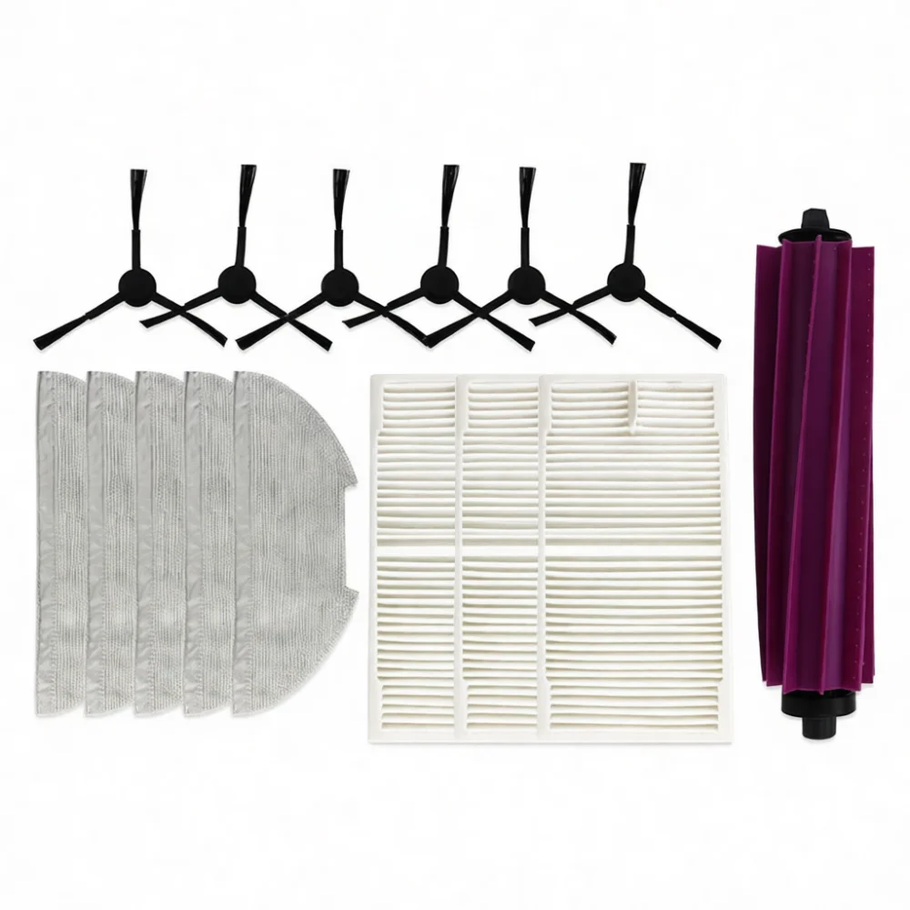 Replacement Brush Kits For Eureka E20 Plus Robot Vacuum Cleaner Hepa Filter Mop Pads Side Brushes Household Cleaning Parts