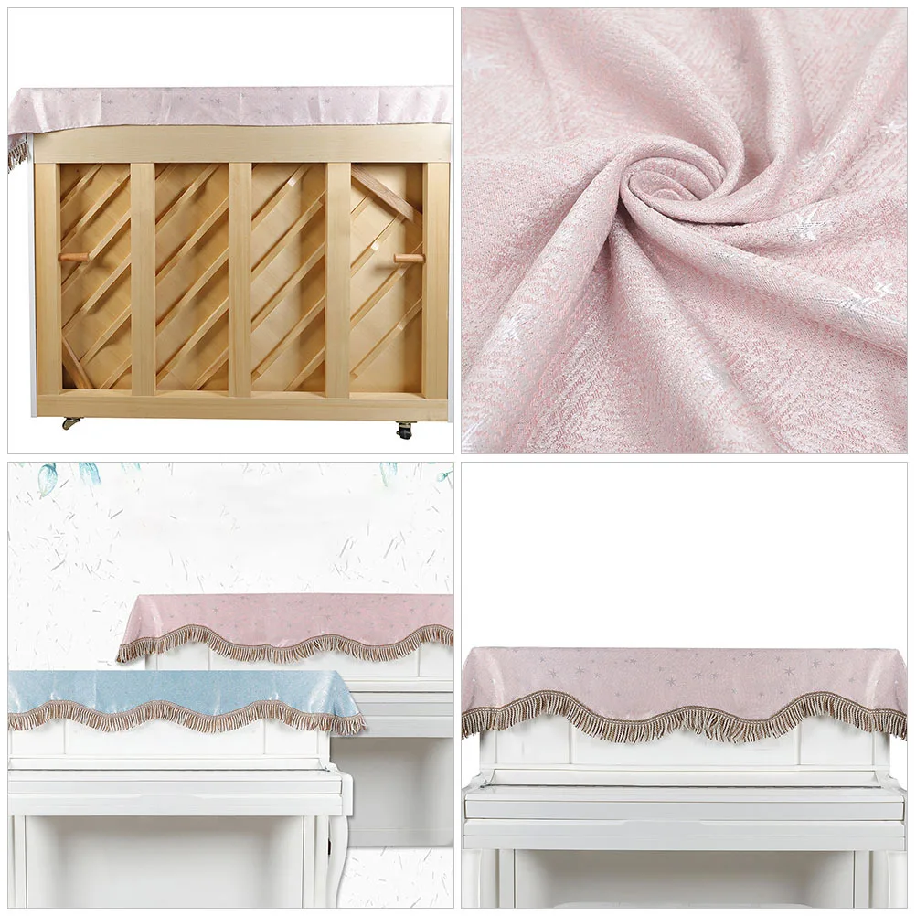 

Cover For Upright Piano Premium Protective Cover Dustproof Decorative Durable Universal Fit Covers For Musical Instrument