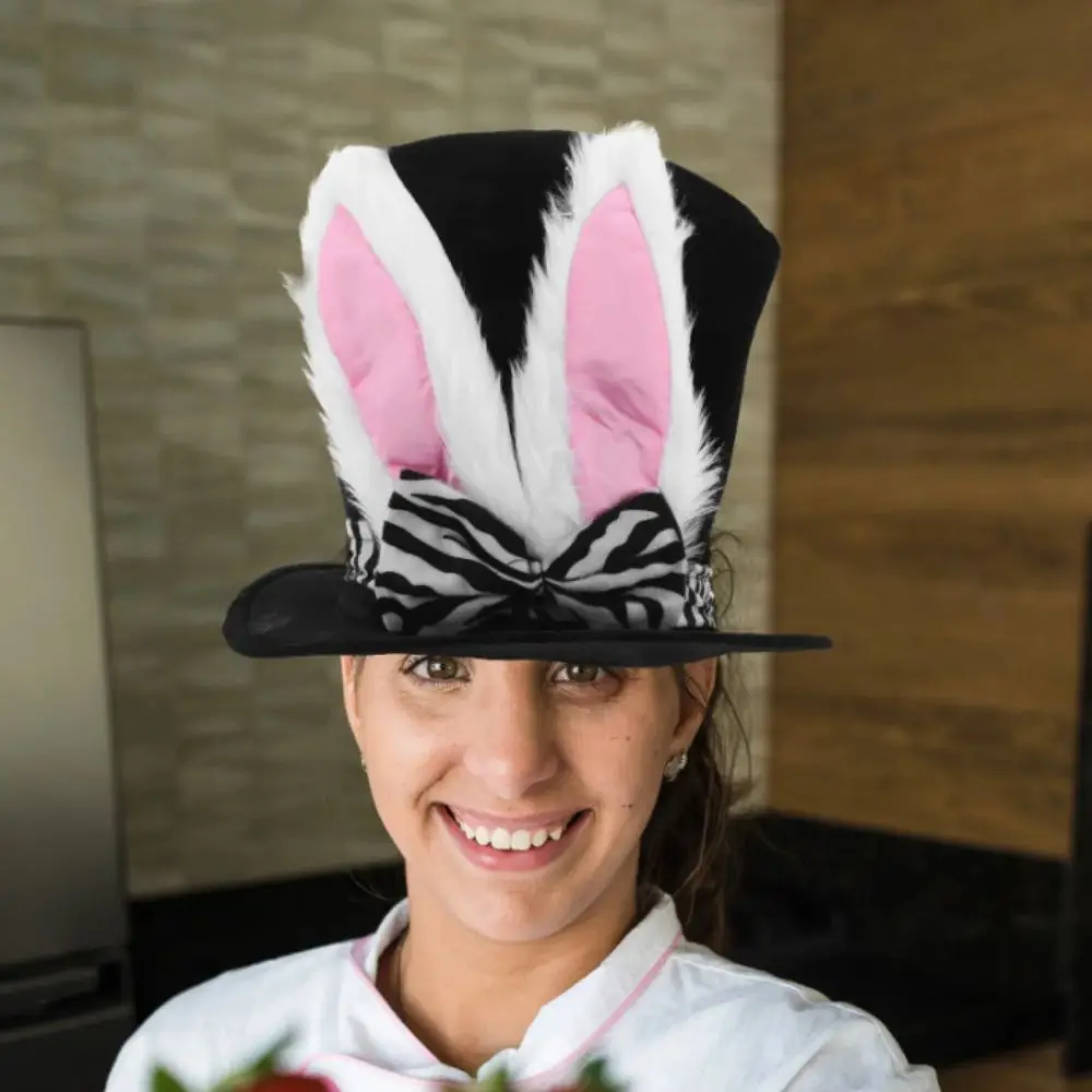 chapeu-de-coelho-com-orelhas-grandes-design-elegante-estilo-festivo-chapeu-de-coelho-da-pascoa-adereco-divertido-para-fotos-chapeu-de-cupula-para-festa-a-fantasia