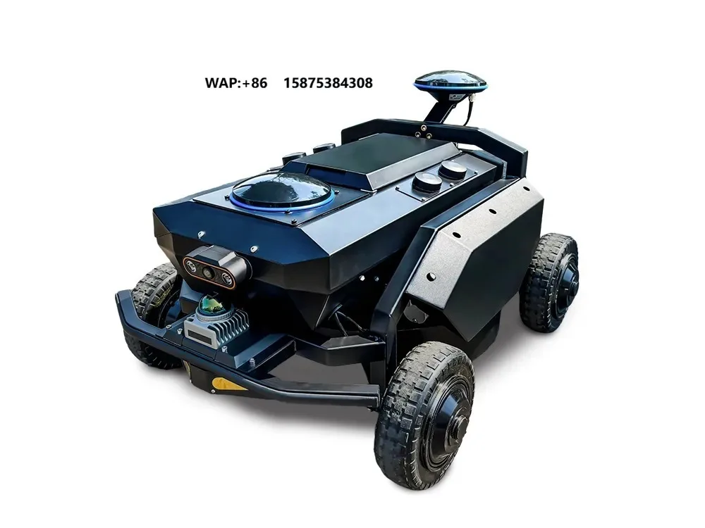 Intelligent Industrial Grade Wheeled Lawn Mower Multi-scenario Use Fully Automatic Unmanned Operation Dual 850W 48V Battery