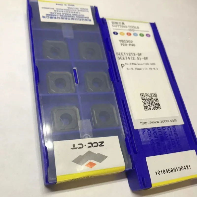 

SEET12T3-DF YBC301/SEET12T3-DF YBC302/SEET12T3-DF YBG202/SEET12T3-DF YBG302 твердосплавные пластины для токарных инструментов с ЧПУ 10 шт.