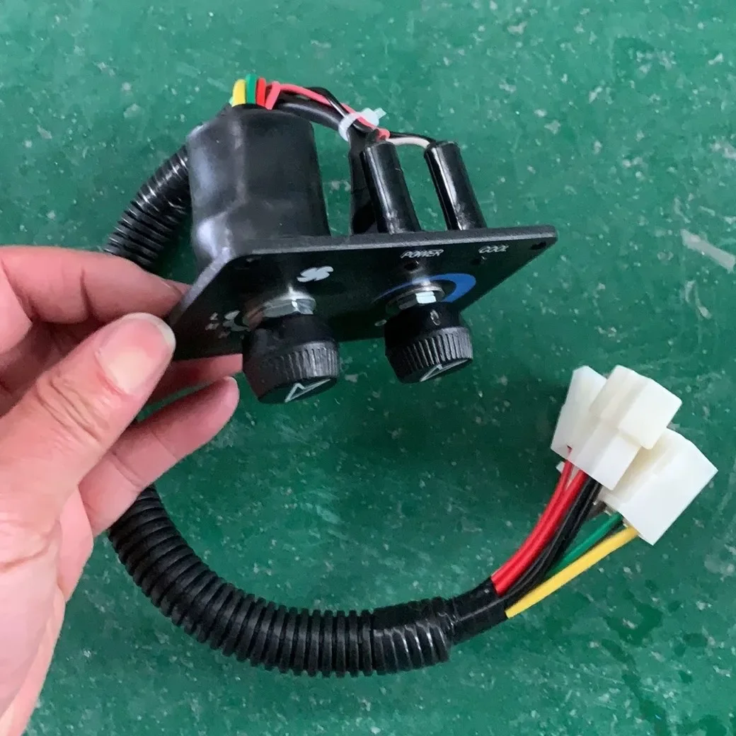 Complete list of XCMG Zhonglian crane accessories on board control room air conditioning switch gear adjuster knob