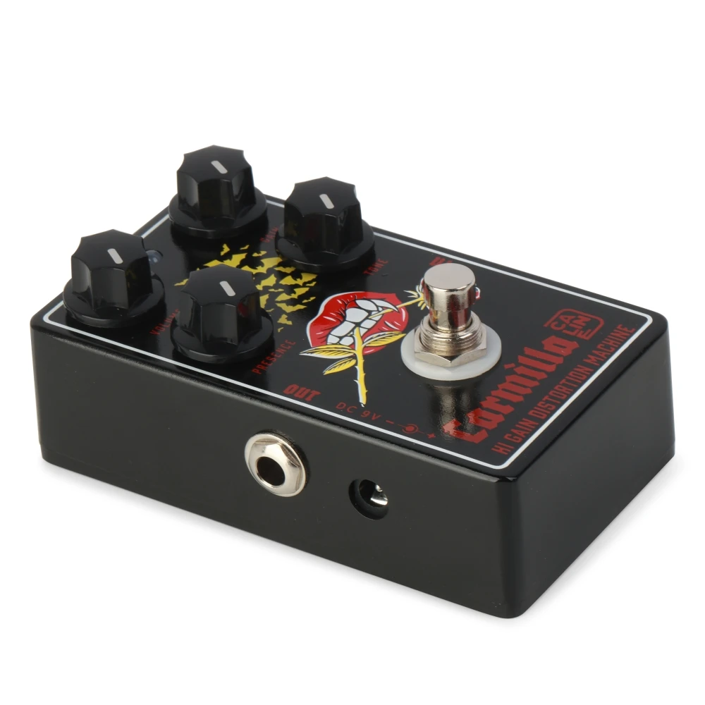Caline CP-515 Carmilla Distortion Pedal High Gain True Bypass Aluminum Alloy CE RoHS FCC Certified Electric Guitar Effects Pedal