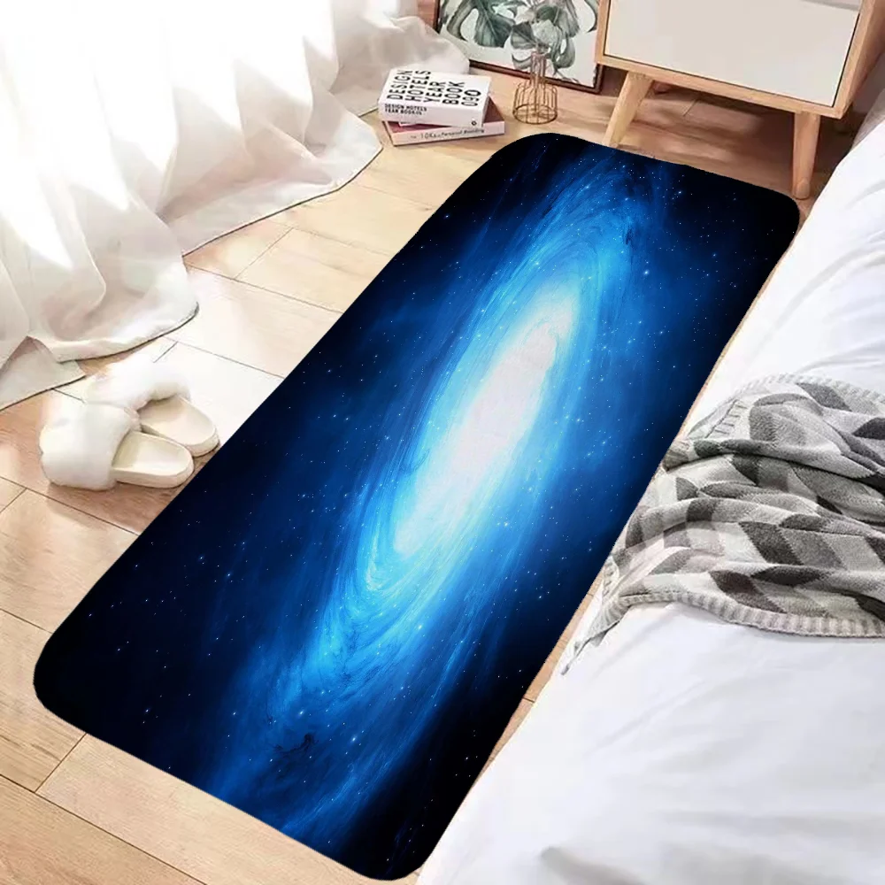 

Galaxy Kitchen Rug Door Mat Bathroom Foot Mat Floor Mats Rugs Carpet for Kitchen Bath Prayer Non-slip House Entrance Home Garden