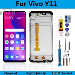 100% Test Vivo LCD Y11 LCD Display Screen Assembly Replacement With Frame