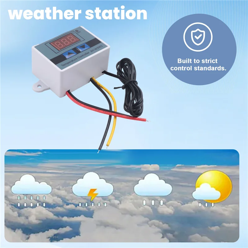 A003 Цифровой регулятор температуры Дисплей Термостат Управление переключателем и термисторные датчики Датчик температуры