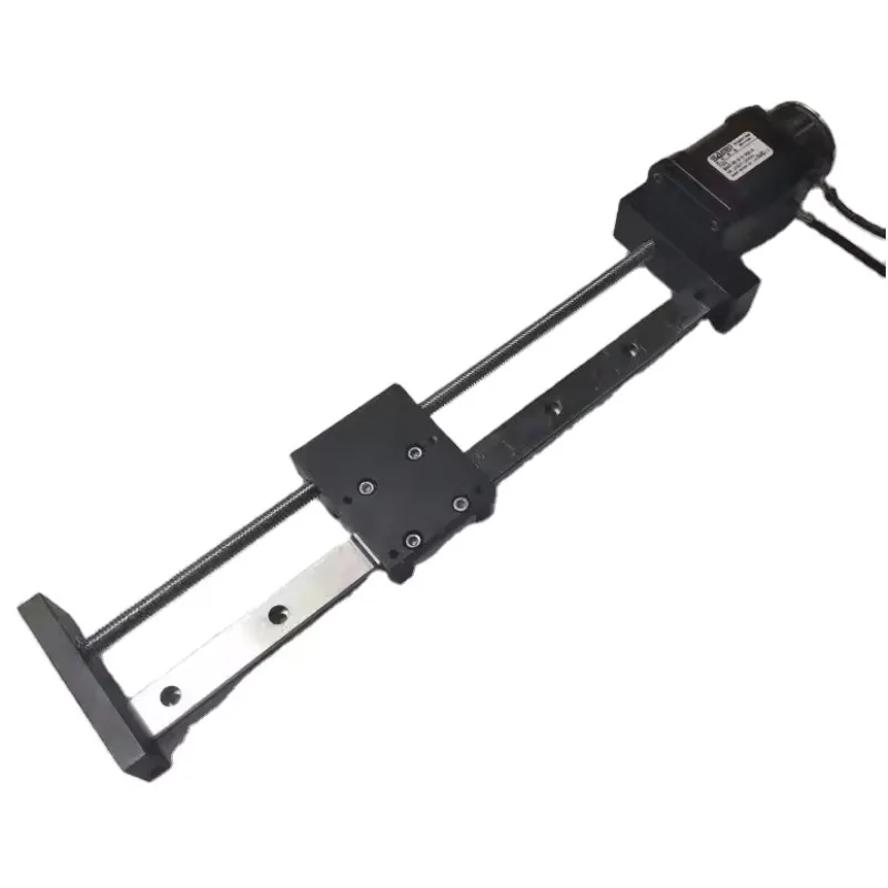 xmsjCNC Modulo scorrevole attuatore con binario elettrico Mini tavolo da corsa con vite a ricircolo di sfere incorporata con stadio di guida CNC per motore passo-passo