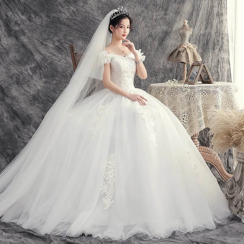 Customized 2026 New Slimming Super Fairy Dreamy Temperament Light Simple Wedding Banquet Gown Vestidos De Novia Bride Elegant