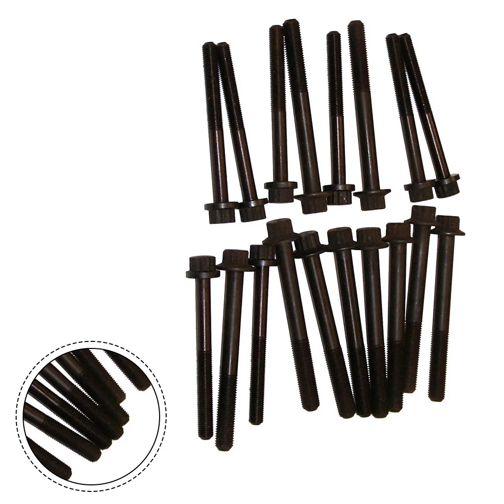 

Комплект из 18 болтов головки блока цилиндров для Ford Ranger и Mazda B2500 2.5TD, прямая замена, материал — углеродистая сталь