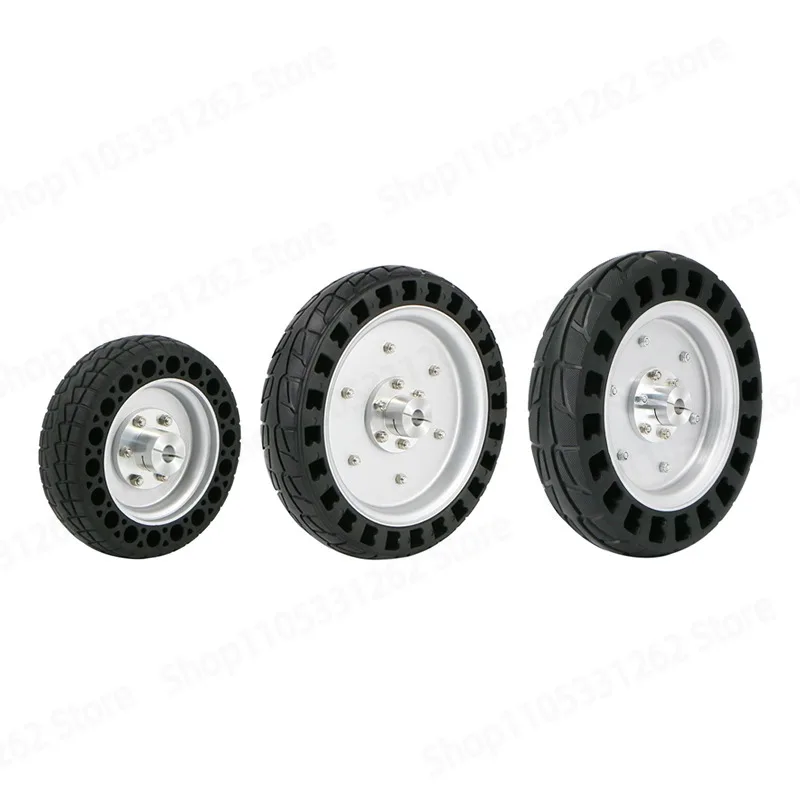 Honeycomb Drive Wheel 152/217/230mm Puncture-Free Solid Wheel for AGV Load-Bearing Durable Wear-Resistant Industrial Smart Robot