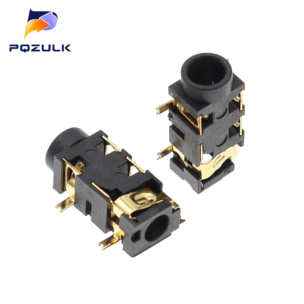 10PCS 3.5MM Headphone PJ-327A Gold-Plated Patch SMD Audio Earphones/Headphone Socket PJ327A