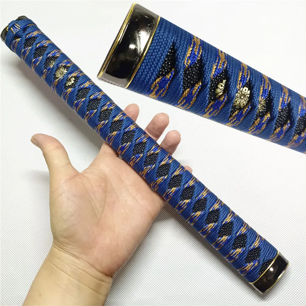 35cm High Quality bicolor Ito Tsuka Handle For Japanese Sword Samurai Katana Fittings