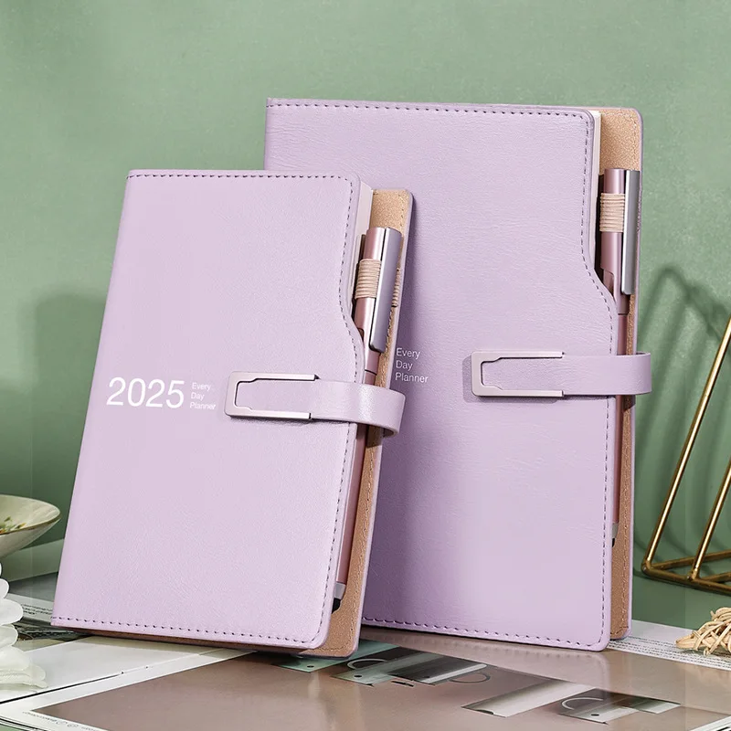 2025 Plan Schedule Notebook 365 Day Efficiency Manual Schedule Ledger A5A6 Plan Notebook Canlendar Notepad Daily Note Book