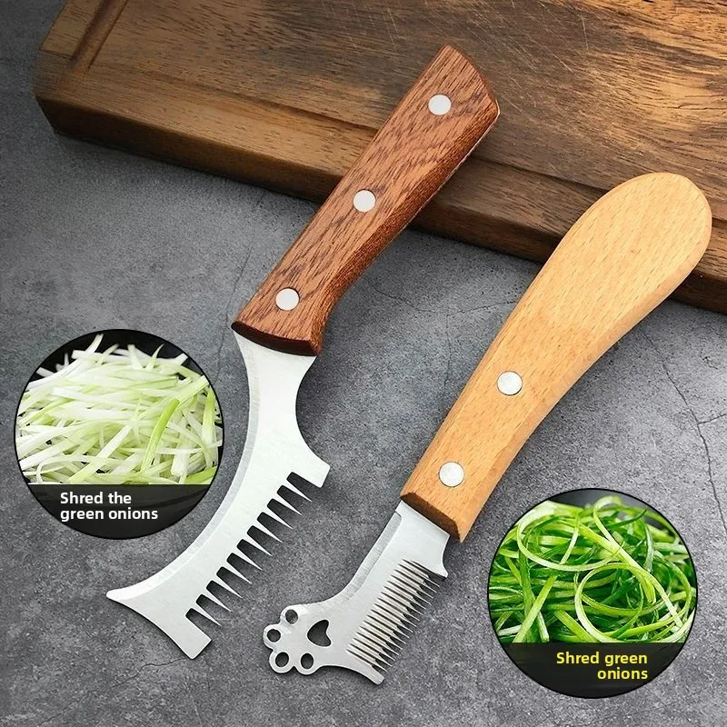 1PC Shredded Scallion Tool Kitchen Green Onion Shredder Grinding Knife Special Shredding Commercial Tool for Ultra-fine Silk