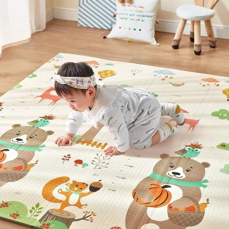NEW 200x180x1.5cm Baby Foam Play Mats Playmat Floor Mats Carpet XPE Mats Floor Crawling Rugs Mat Foldable Baby Mat Gift For Kids