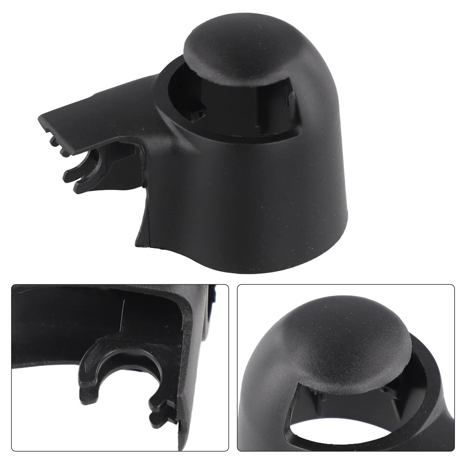 

1pcs Rear Wiper Cover Rear Wiper Cap Wiper Hat Rear Wiper Cover Cap Black For Rabbit For -Golf For -Passat 6Q6955435