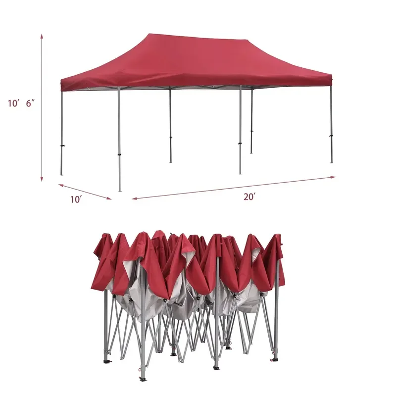 2026 Gazebo Tent 3x3 3x6 Hexagonal Reinforced Windproof Garden Outdoor Pop up Carpa Para Bodas Eventos
