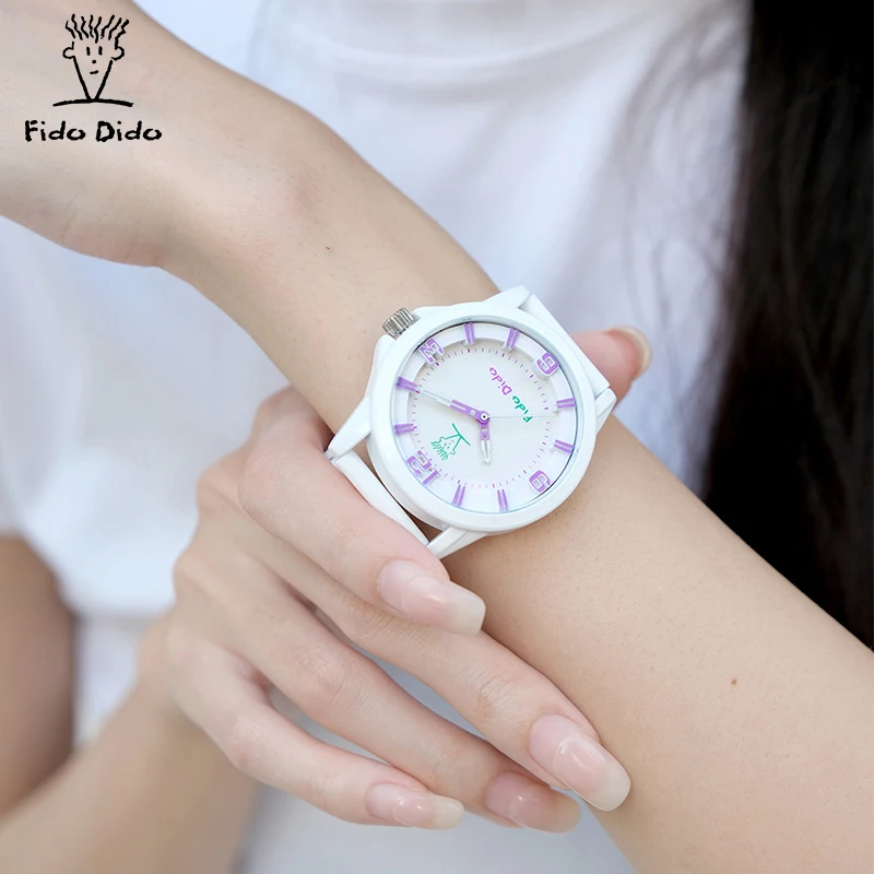 Спортивные часы FidoDido 50м водонепроницаемые - Силиконовый ремешок Унисекс Пара FD2312