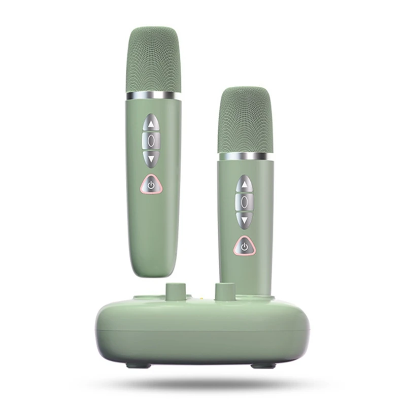 1 in 2 Home KTV Mixer Wireless Microphone Noise Reduction Bluetooth Sound Card Microphone Sets Home Karaoke Artifact-TCES