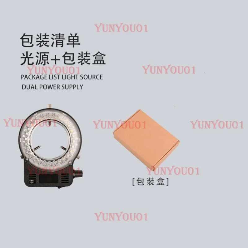 Electron Microscope LED Ring Light Source Integrated Machine Vision CCD Industrial Camera Video Monocular Lens Light Source