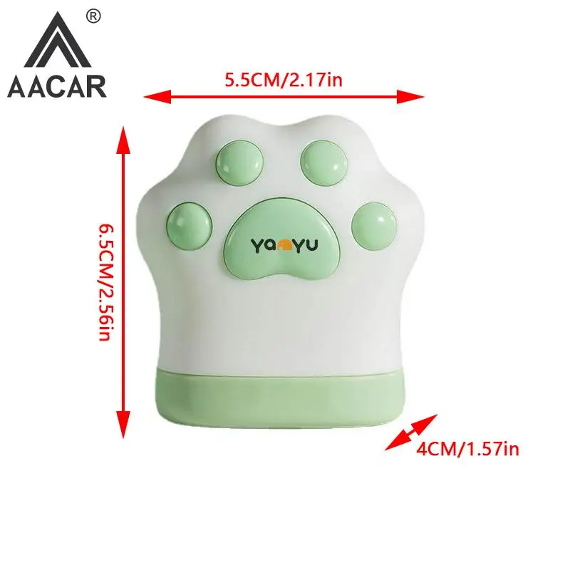 Criativo Cat Garra Régua de Medição, Fita Medida Dupla Escala, Costura Corporal, Ferramentas Flexíveis Régua de Medição, 3 Circunferência