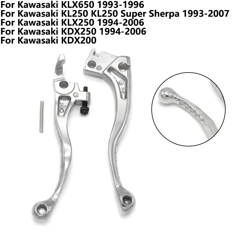 

Brake Clutch Lever For Kawasaki KLX650 1993-1996 KL250 KL250 Super Sherpa 1993-2007 KLX250 1994-2006 KDX250 KDX200