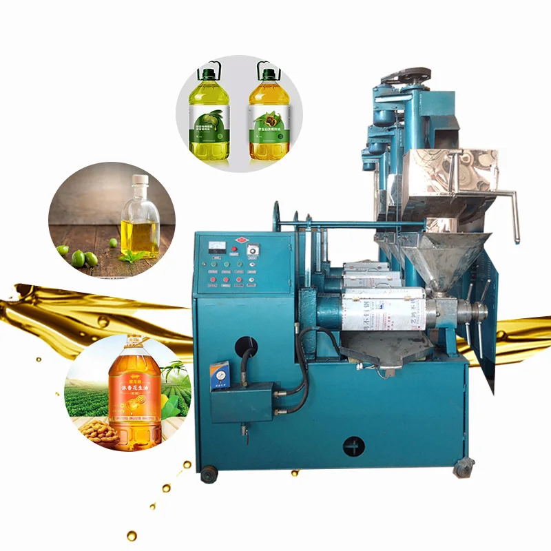 Quality Automatic Sunflower Coconut Peanut Soybean Mustard Oil Making Machine Cooking Oil Press Machine