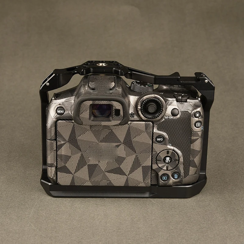 Equipamento de gaiola de câmera completa A53M R7 para Canon EOS R7 DSLR Camera Cold Shoe Mount