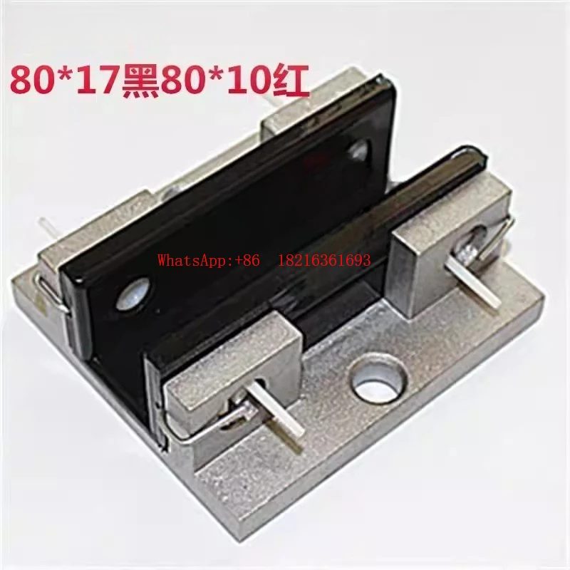 Counterweight guide boots, auxiliary rail hollow rail 80 * 17 guide boots, elevator accessories