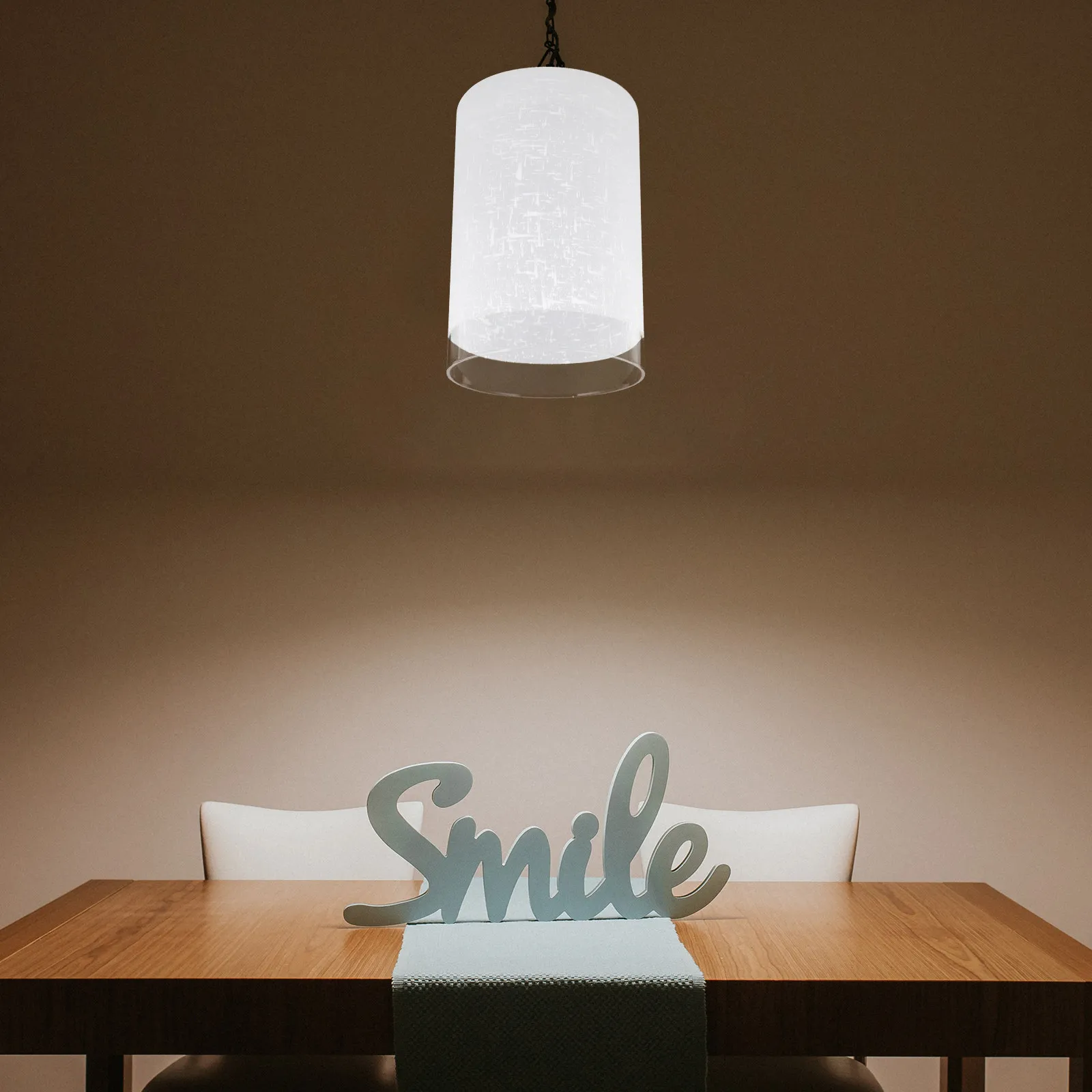 

Premium Glass Lamp Shade Cylinder Light Fixture for Pendant Lights Chandeliers Vanity Lamps Dust Protection Warm Ambient