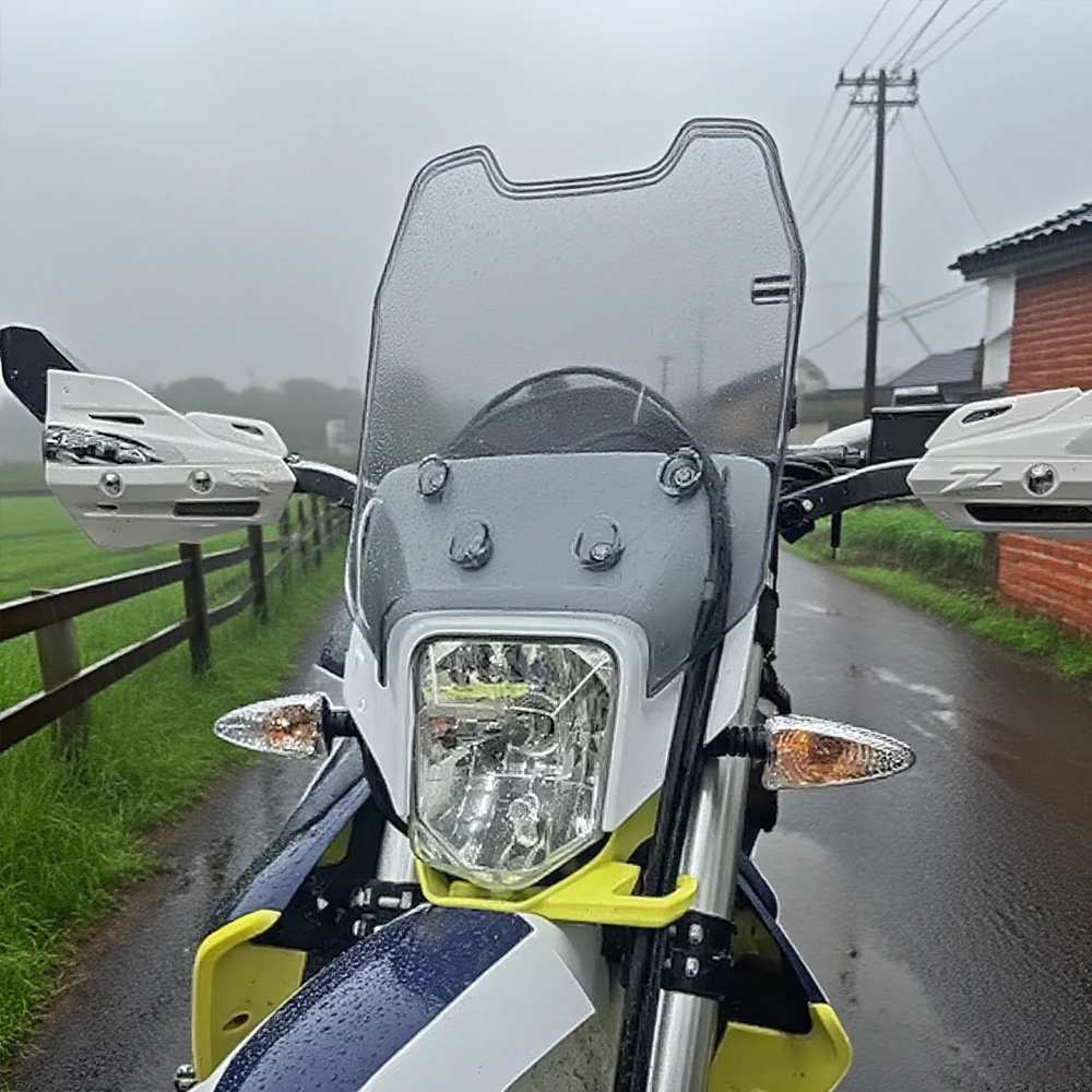 

2024 Front Windscreen For Husqvarna 701 Supermoto Enduro LR 2025 2023-2016 Windshield Screen Wind Shield Deflector Protector