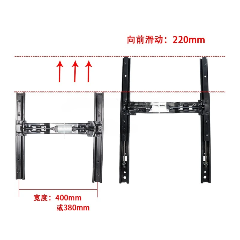 Electric Slide Rail Two Forward and Back Moving Electric Seat Bottom Frame Commercial Vehicle RV Electric Seat Modification