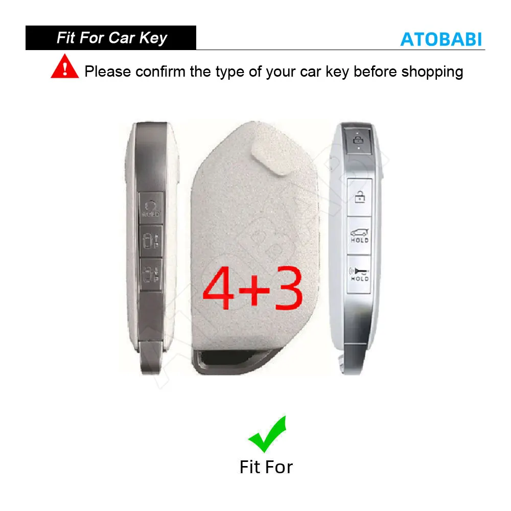 Leather Car Key Cover For Kia EV3 EV9 2024 K5 K8 Carnival Sorento Hybrid Smart Remote Fobs Shell Case Protector Auto Accessories