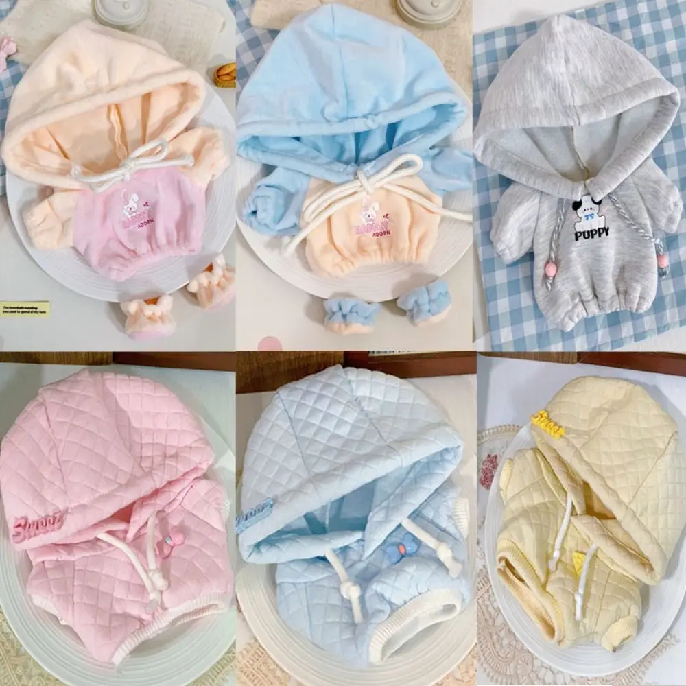 

Casual Wear Handmade Hoodies 6 Colors Cute Dolls Sweatshirt Outfits Kids Toys DIY Accessories for 20cm Cotton Dolls