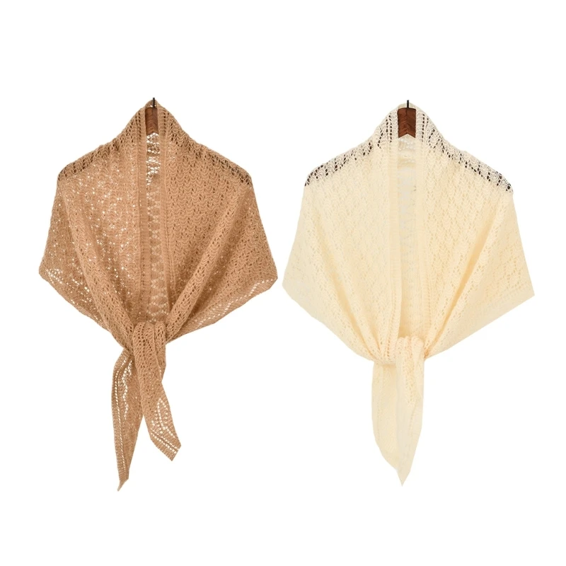 Crochet Neck Scarf Multiuse CoverUp Shawl Wrap for Formal Occasion Evening Event