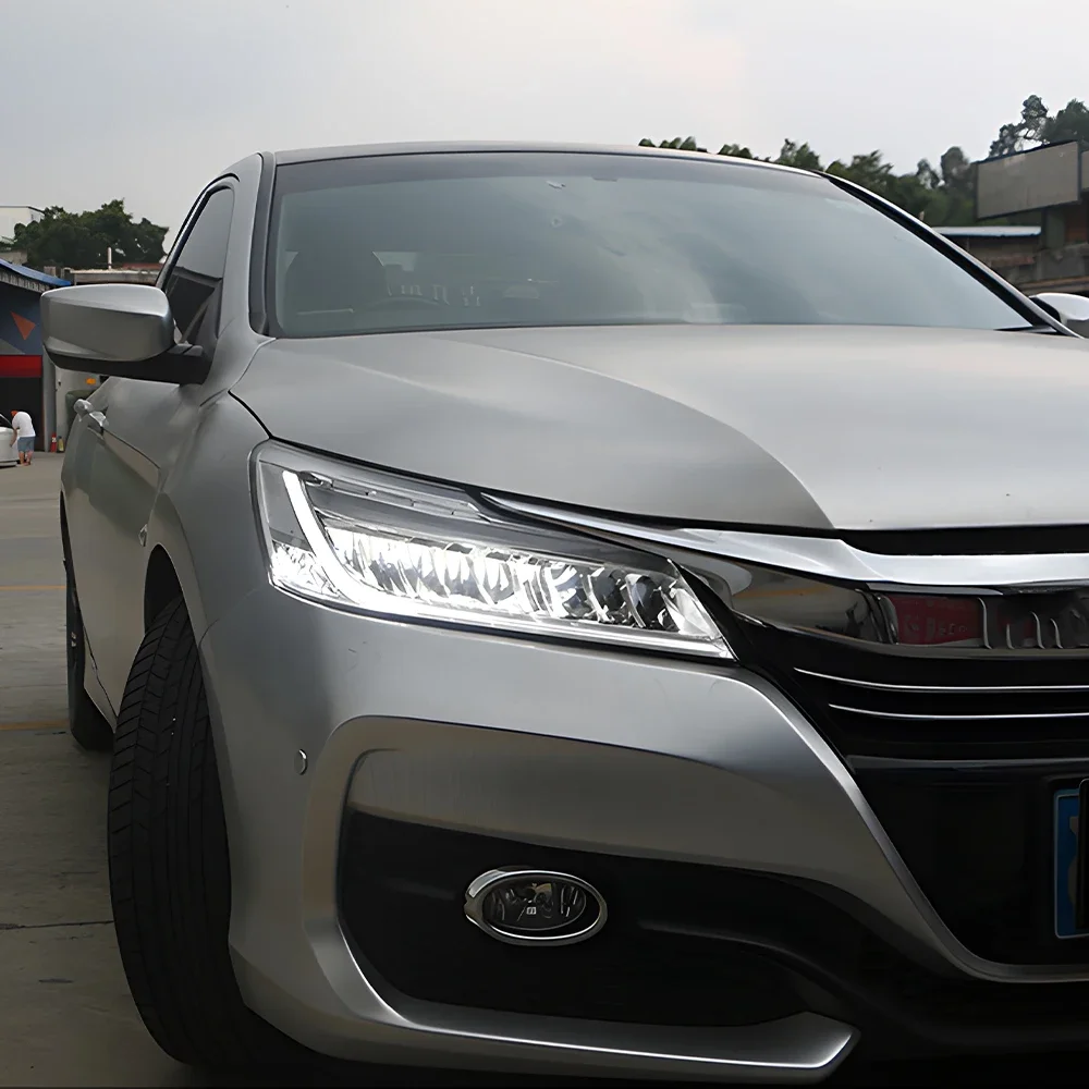 

Car Front Lamps for Accord 9.5Th G9.5 2016-2017 Angel Wings Led Auto Headlights Assembly Upgrade Streaming Style Accessories