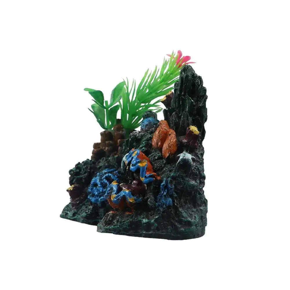 

Cave Reef Rock Coral UnderWater Fish Hideaway Fish Tank Ornament Artificial Coral Fish Tank Decoration Aquarium Landscape Coral