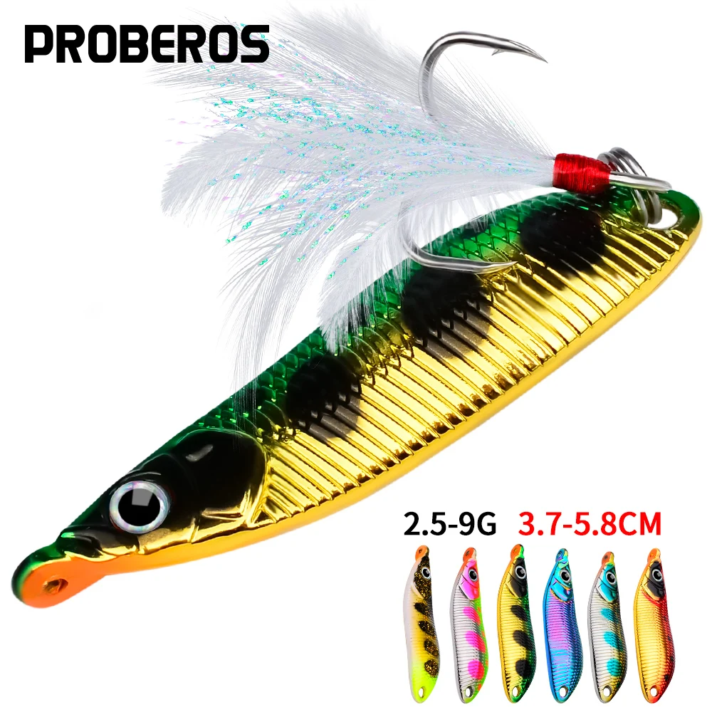 proberos-25-9g-colher-de-metal-isca-de-pesca-6-pcs-cores-misturadas-caixa-pp-3d-olhos-colher-de-fundicao-longa-isca-artificial-duro-iscas-enfrentar